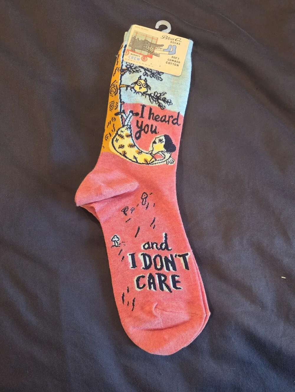 Blue Q Graphic Socks